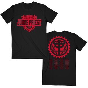 Judas Priest Shield of Pain Tour 2025 Shirt – Winged Demon Graphic Tee Vintage